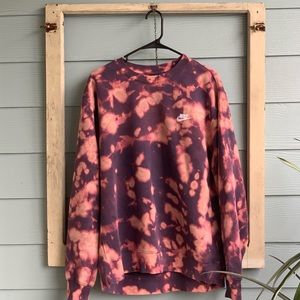 Nike crew neck sweatshirt. Size Large hand dyed